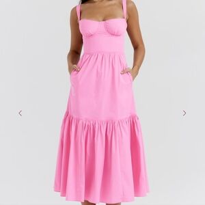 House of CB Vibrant Pink Dress